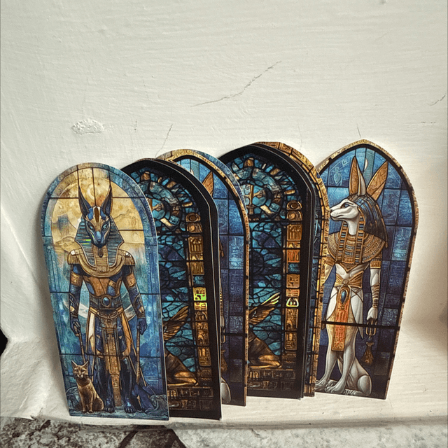 Stain glass window bookmarks 