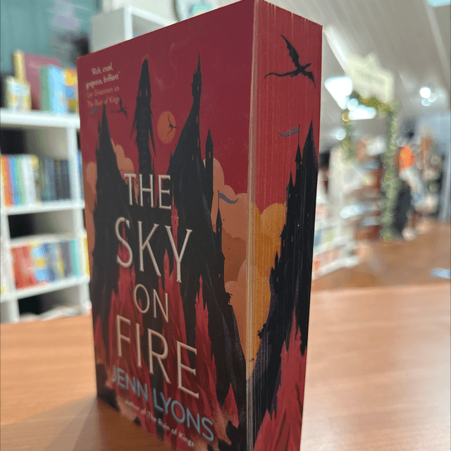 The Sky on Fire Painted Edge