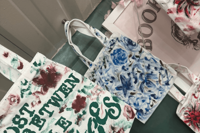 Hand Painted Tote Bags