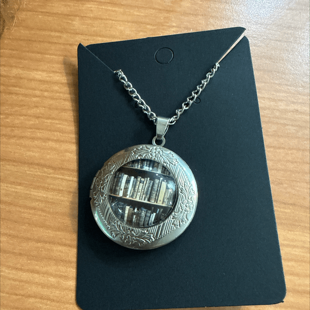 Book Locket Necklace