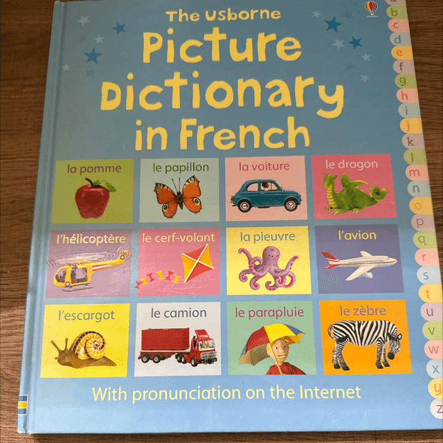 The picture dictionary in French