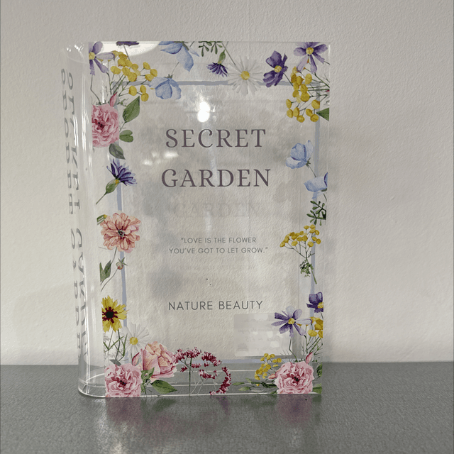 Secret Garden Acrylic Vase