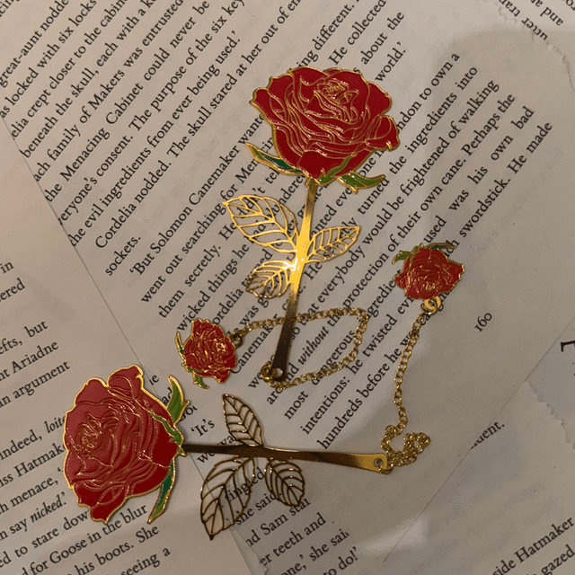 Rose bookmark 