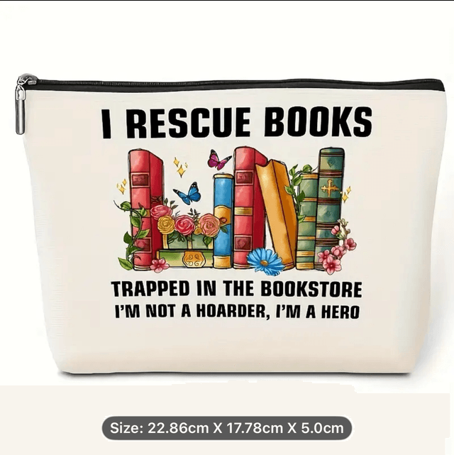 Bookish makeup case 