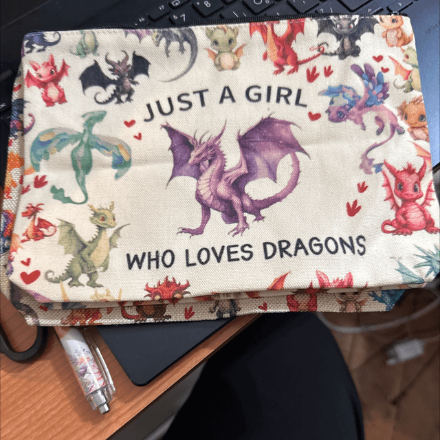 Dragon makeup bags 