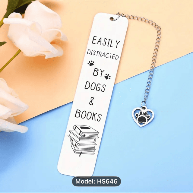 Dogs and Books Bookmark 